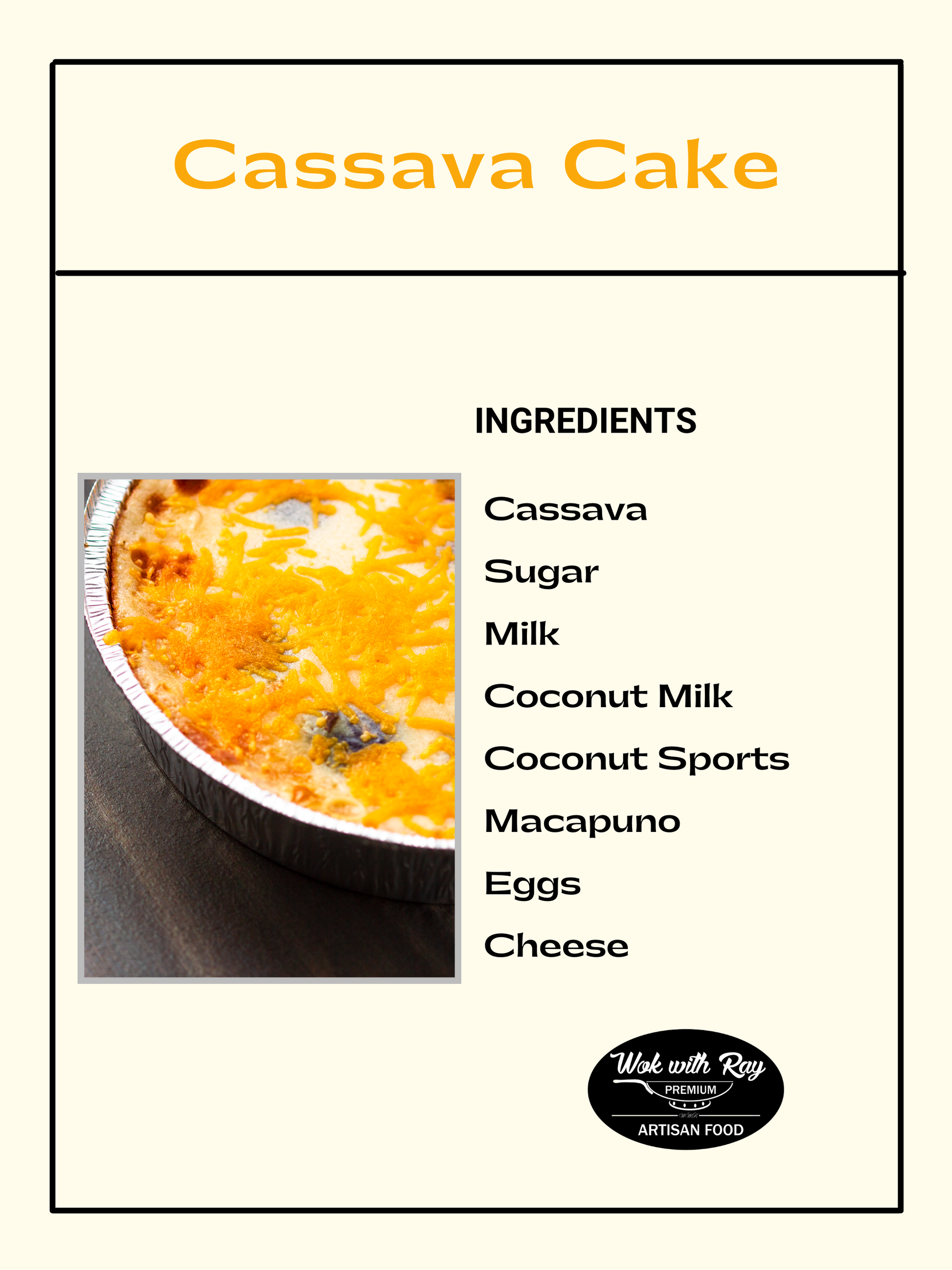 Delicious Cassava Cake with Macapuno - Filipino Dessert - 9-inch Party ...